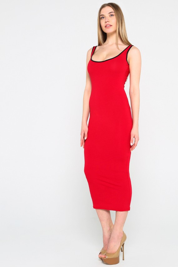 Malaeva Платье D115001-11-красный-S-M