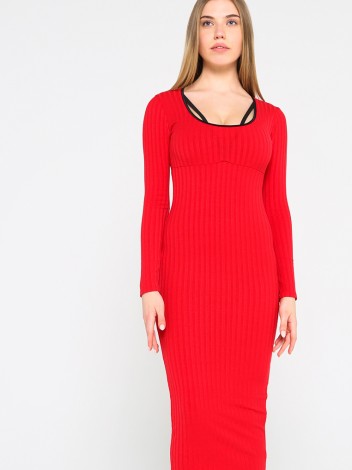 Malaeva Платье D110001-02-красный-S-M
