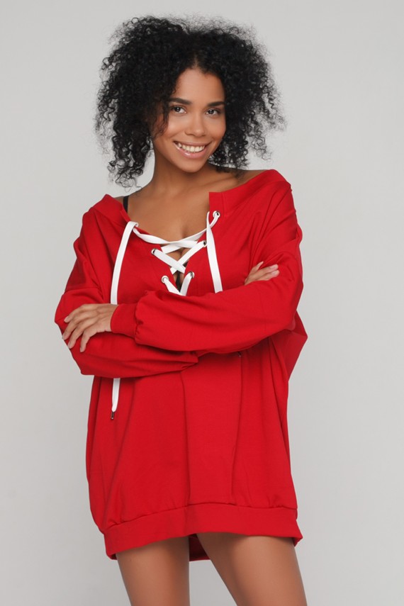 Malaeva Платье H31-красный-one-size