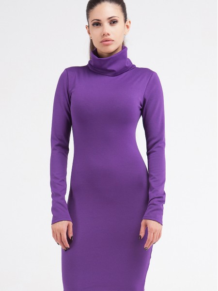 Malaeva Платье D12-10-светло-фиолетовый-S-M