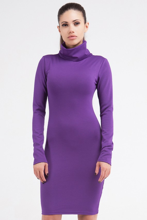 Malaeva Платье D12-10-светло-фиолетовый-S-M