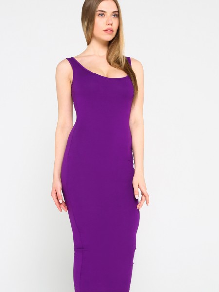 Malaeva Платье D115001-01-фиолетовый-S-M