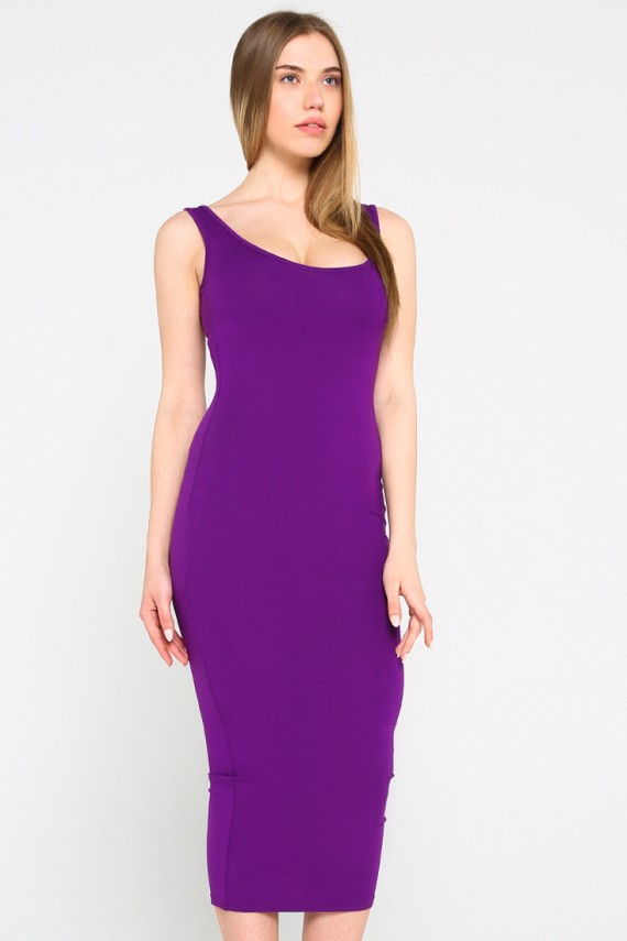 Malaeva Платье D115001-01-фиолетовый-S-M