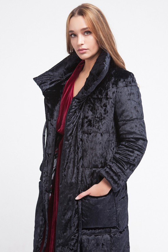 Malaeva Куртка утепленная J855011-20-черный-one-size
