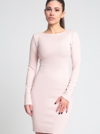 Malaeva Платье D11-10-бледно-розовый-M-L
