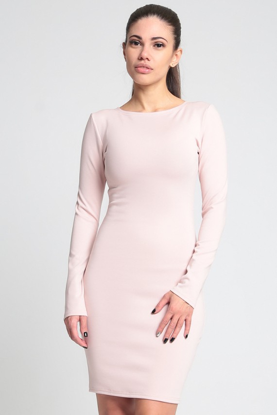 Malaeva Платье D11-10-бледно-розовый-S-M