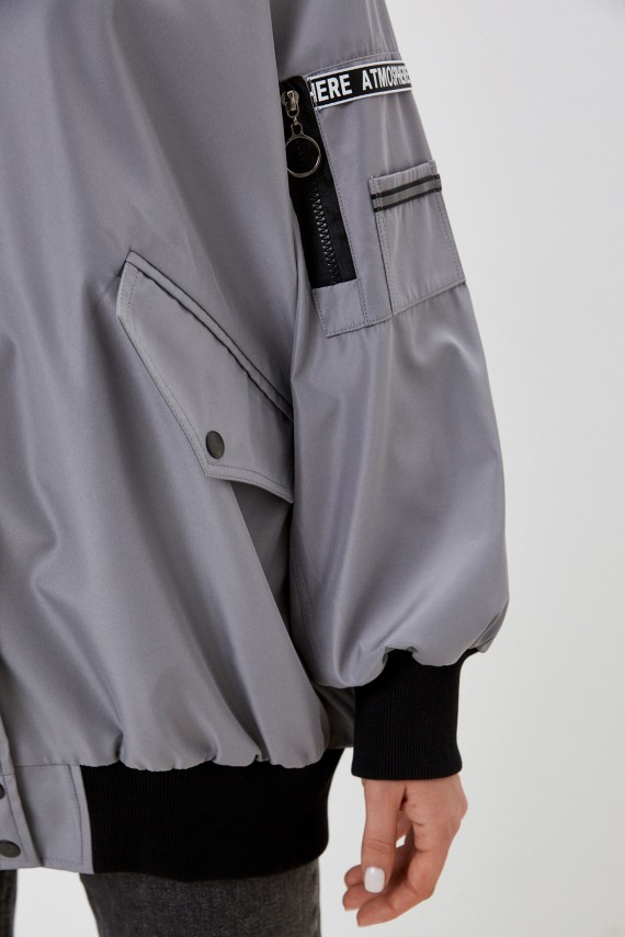 Malaeva Куртка SD222-L-M-светло-серый-р1-OneSize