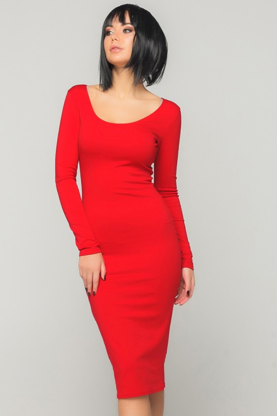 Malaeva Платье D14-красный-M-L