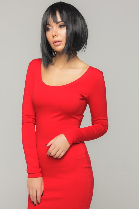 Malaeva Платье D14-красный-M-L