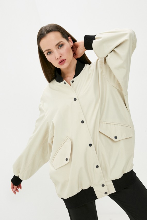 Malaeva Куртка SD205-600L-M-бежевый-OneSize