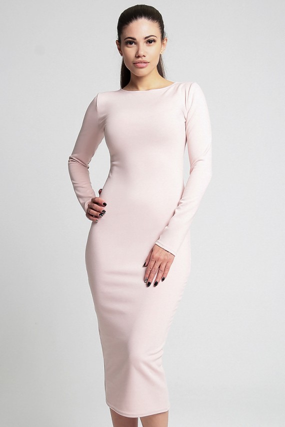 Malaeva Платье D11-бледно-розовый-S-M