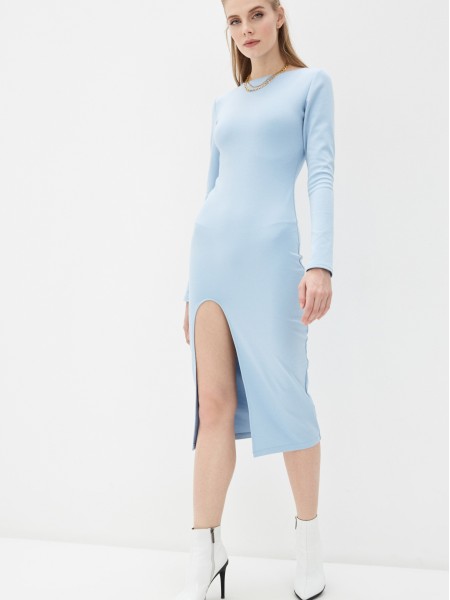 Malaeva Платье Z-PL8008L-M-голубой-M-L
